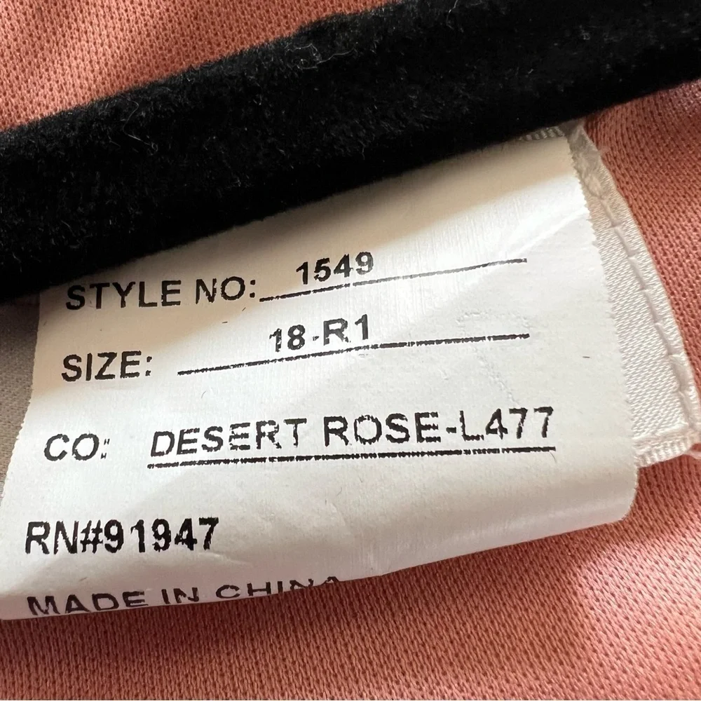 After Six Women's Maxi Dress in Dusty Rose - Picture 7 of 10